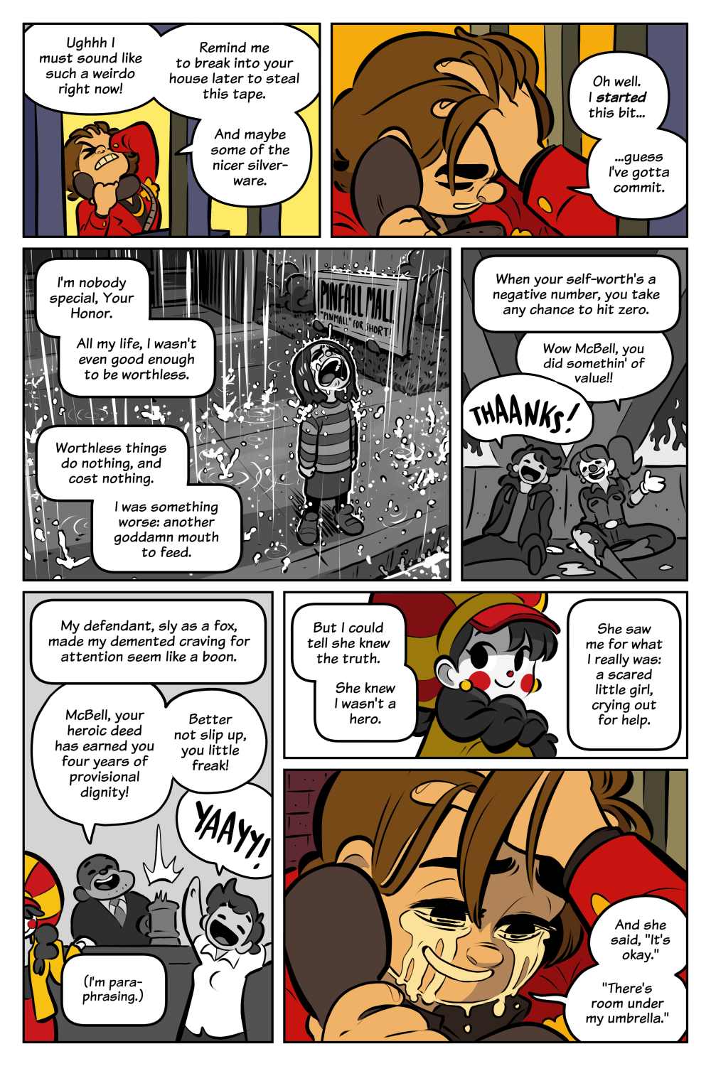 McBell you are literally the hero of this comic book you little freak